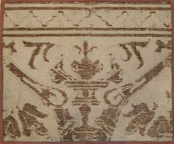 Full view 16th Century Antique Spanish Alcaraz Carpet Fragment 3430 by Nazmiyal