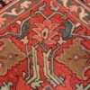 Back detail Large Jewel Tone Antique Persian Heriw Serapi rug 49993 by Nazmiyal