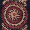 Full view Antique 19th century Kaitag Dagestan embroidery rug 70084 by