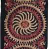 Full view 19th century Kaitag Dagestan embroidery rug 70085 by Nazmiyal in NYC