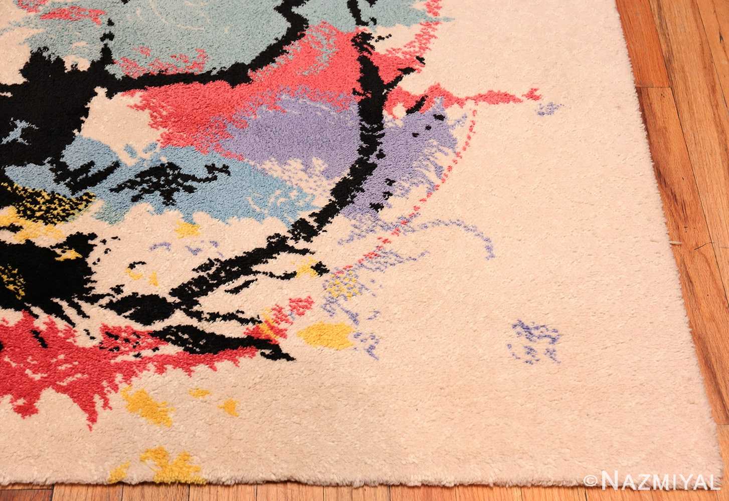 A Picture of border of the vintage Swedish Robert Jacobsen Ege Rug #7077 from Nazmiyal Antique Rugs NYC