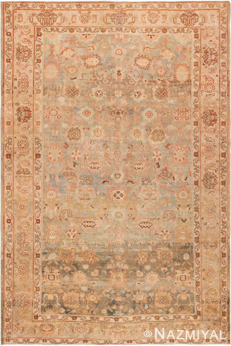 Picture of Decorative Antique Room Size Persian Malayer Rug #49511 From Nazmiyal Antique Rugs in NYC