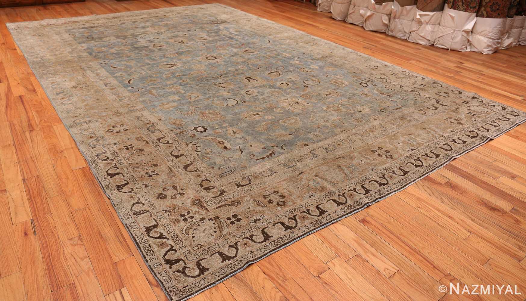 A full picture of the antique persian khorassan rug #49843 from Nazmiyal Antique Rugs NYC