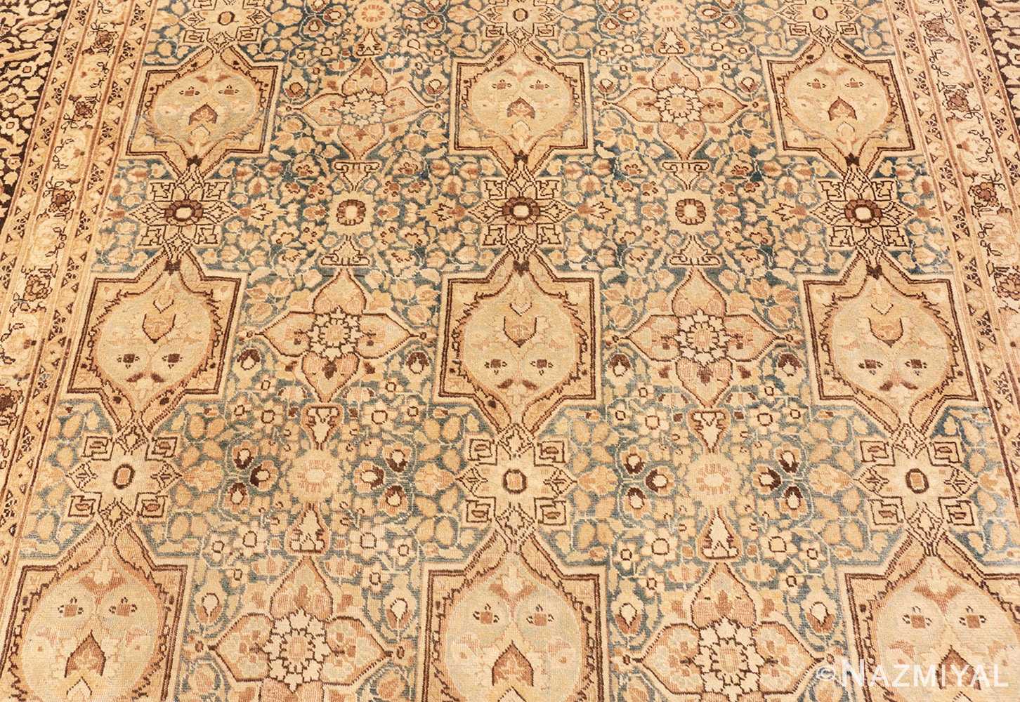 Background Antique Persian Khorassan rug 70075 by Nazmiyal