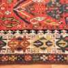 Border Antique Kazak Caucasian rug 70122 by Nazmiyal