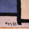 Border Vintage Scandinavian Piet Mondrian art rug 70147 by Nazmiyal