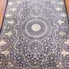 Center Fine Persian silk Qum rug 70117 by Nazmiyal
