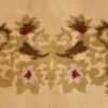 Close-up Antique room size French Art Deco designed by Leleu rug 70151 from the Nazmiyal collection,