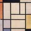 Full view Vintage Scandinavian Piet Mondrian art rug 70147 by Nazmiyal