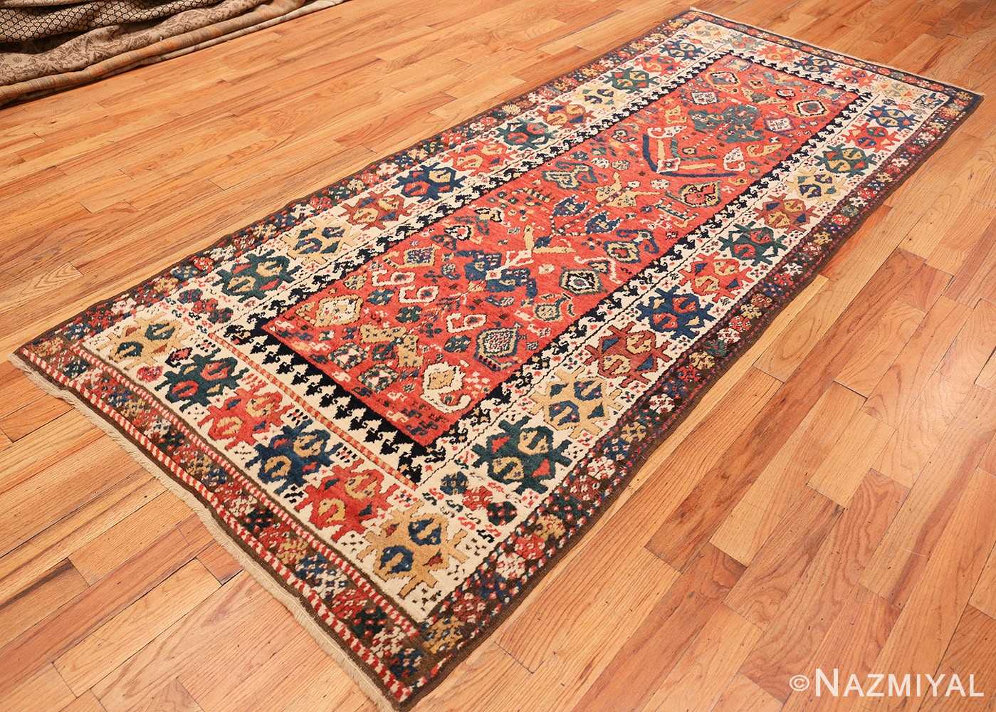 Full Antique Kazak Caucasian rug 70122 by Nazmiyal