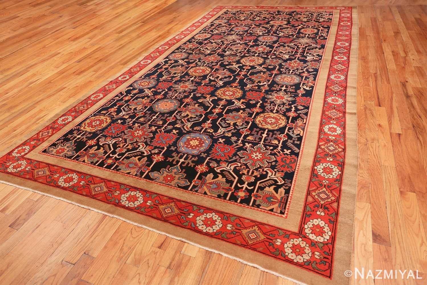 Full Antique Persian Serab rug 70133 by Nazmiyal