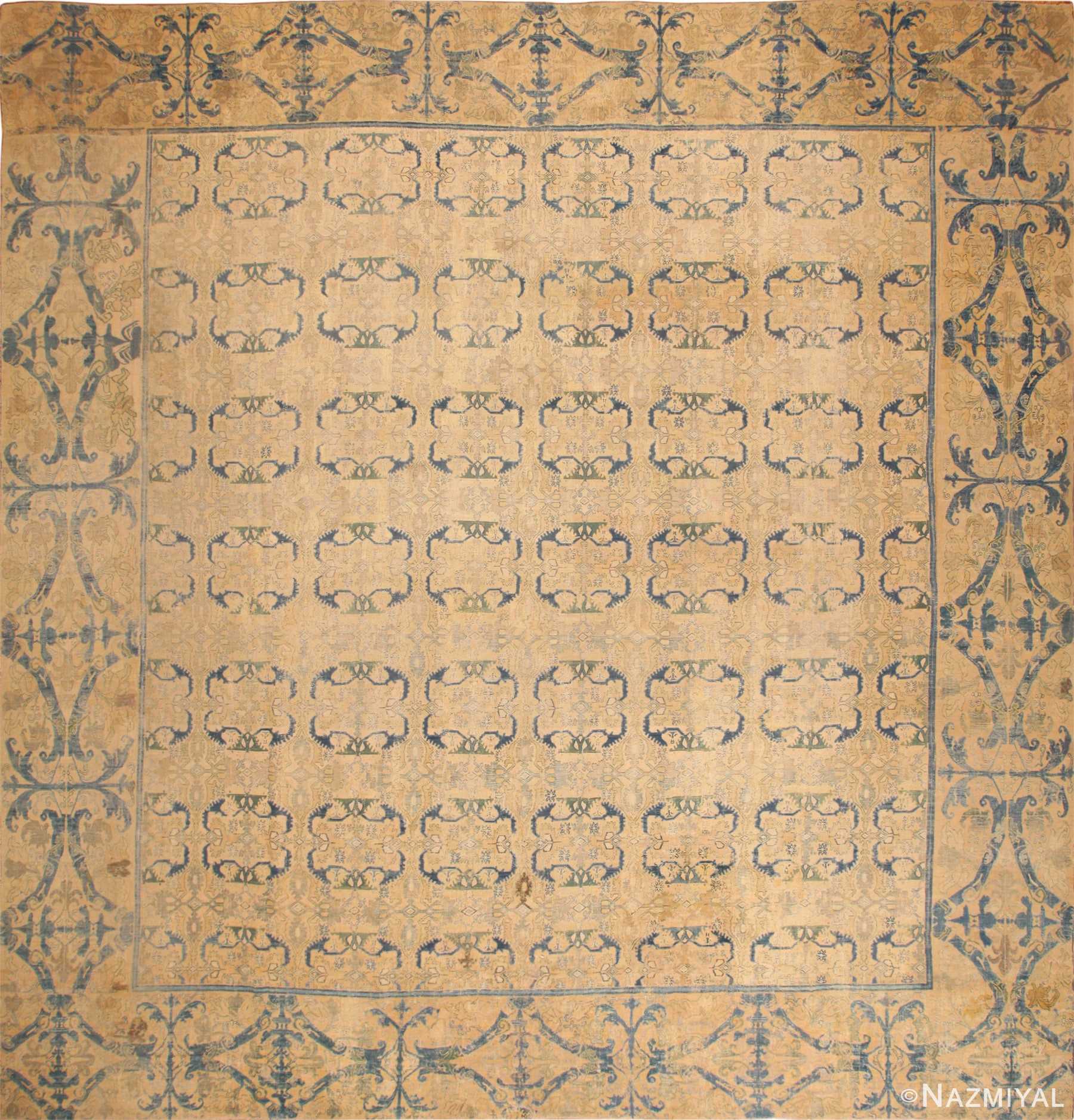 Large Antique Spanish Alcaraz rug 70154 by Nazmiyal