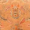 Close-up antique Turkish Oushak Angora rug 70221 by Nazmiyal