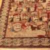Corner antique pictorial Persian Mohtashem rug 70217 by Nazmiyal