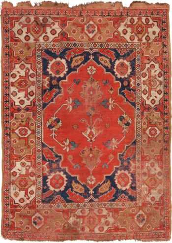 Full view Antique 17th century Transylvanian rug 70179 by Nazmiyal antique rugs collection