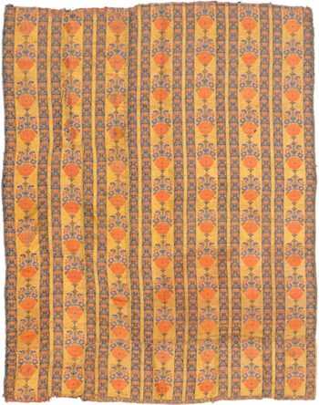 Full view antique 17th century Persian Kerman silk textile 70047 by Nazmiyal