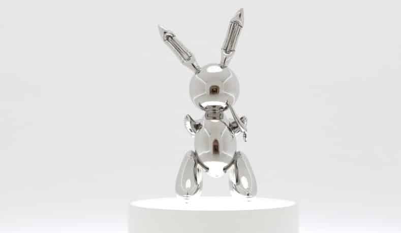 Escultura de conejo de Jeff Koons