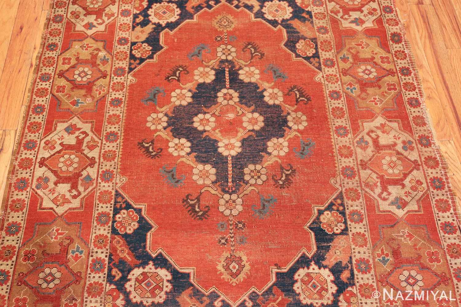 Field 17th century antique Transylvanian rug 70169 by Nazmiyal antique rugs collection