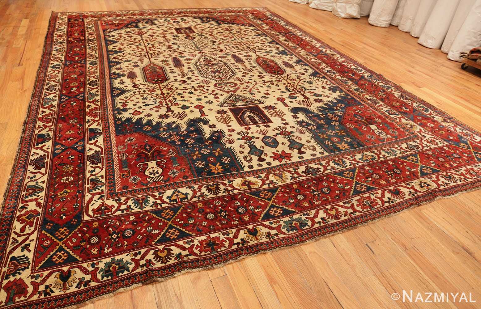 Full Antique Persian Bakhtiari rug 70237 by Nazmiyal