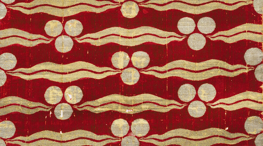 Velours de soie à motif Chintamani ottoman du XVIe siècle par Nazmiyal Antique Rugs