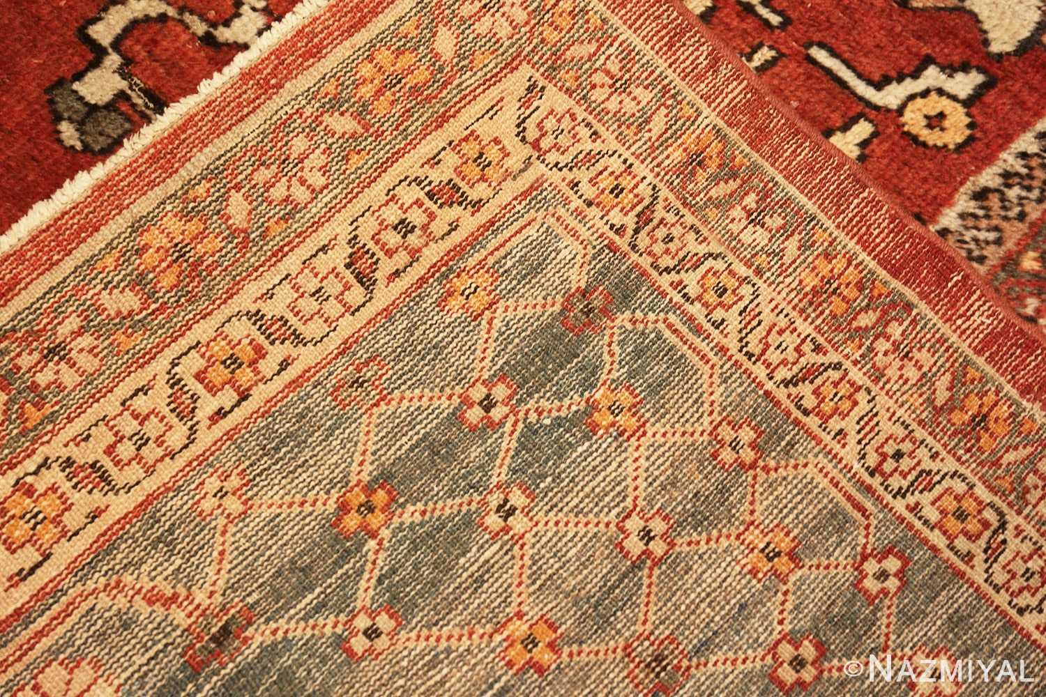 Weave of Large Rustic Antique Persian Sultanabad Carpet 70279 from Nazmiyal Antique Rugs in NYC