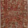 Red Antique Gallery Size Caucasian Karabagh Rug #90035 by Nazmiyal Antique Rugs