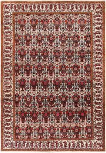 Antique Silk And Wool Persian Rug 44916 by Nazmiyal NYC