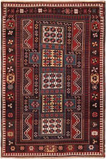Tribal Antique Kazak Caucasian Rug 70301 by Nazmiyal NYC