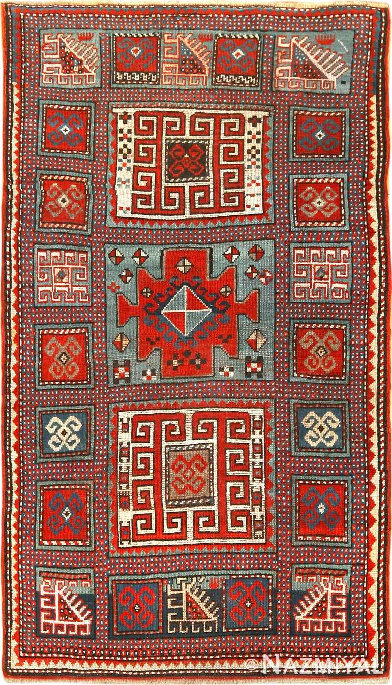Antique Caucasian Kazak Rug 70142 Nazmiyal Antique Rugs