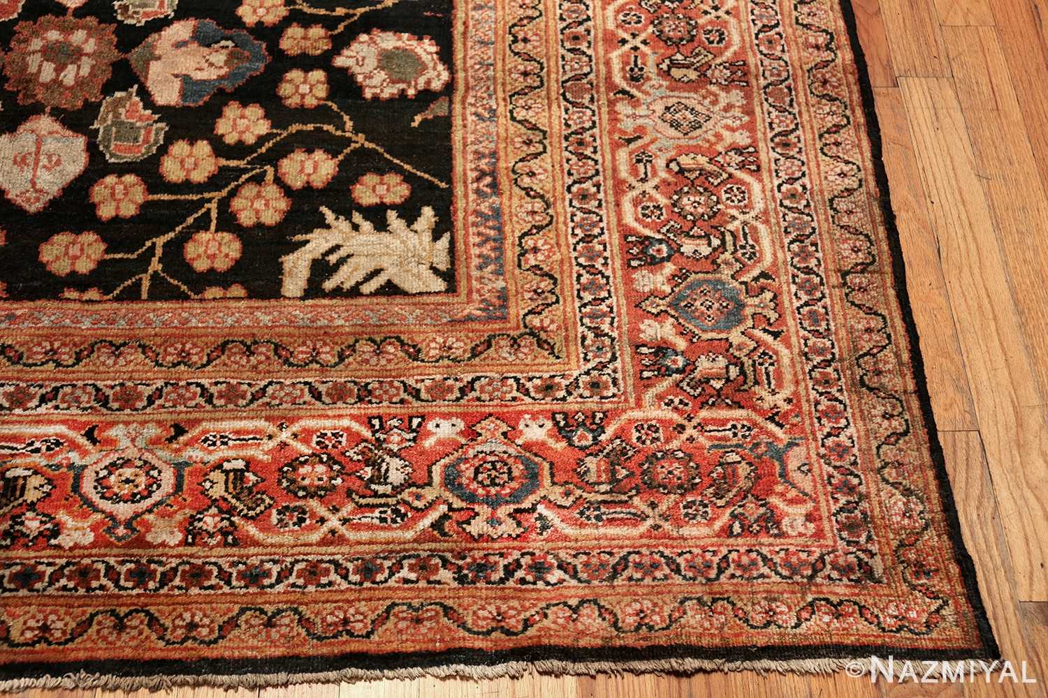 Corner Of Large Antique Persian Sultanabad Rug 70292 by Nazmiyal NYC