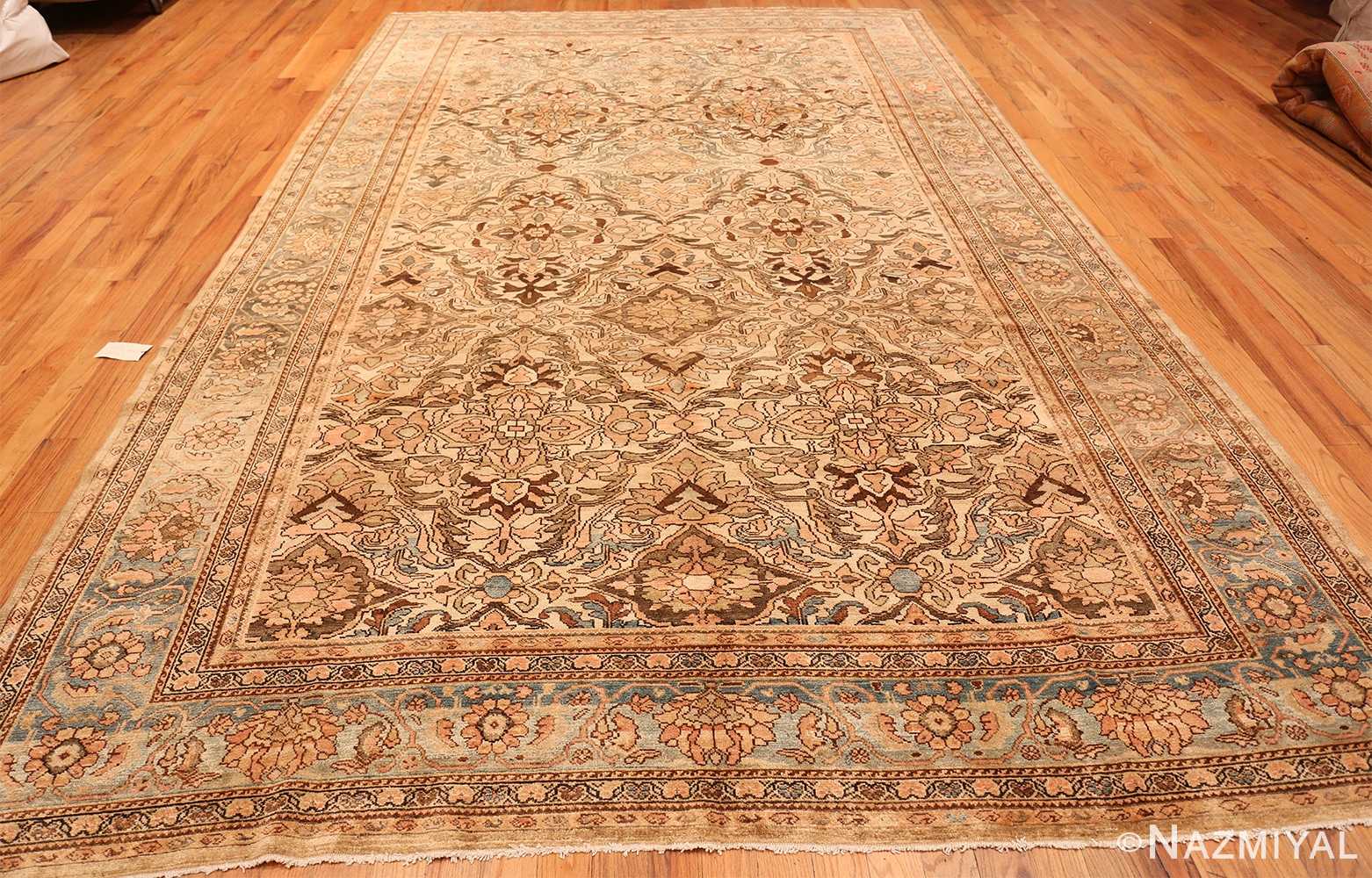Whole View Of Antique Persian Malayer Rug 48292 by Nazmiyal NYC