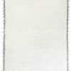 Soft Solid White Field Modern Plush Boho Chic Rug #142745438 by Nazmiyal Antique Rugs