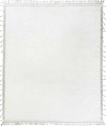 Plush Room Size Modern Boho Chic Solid White Area Rug #142753815 by Nazmiyal Antique Rugs