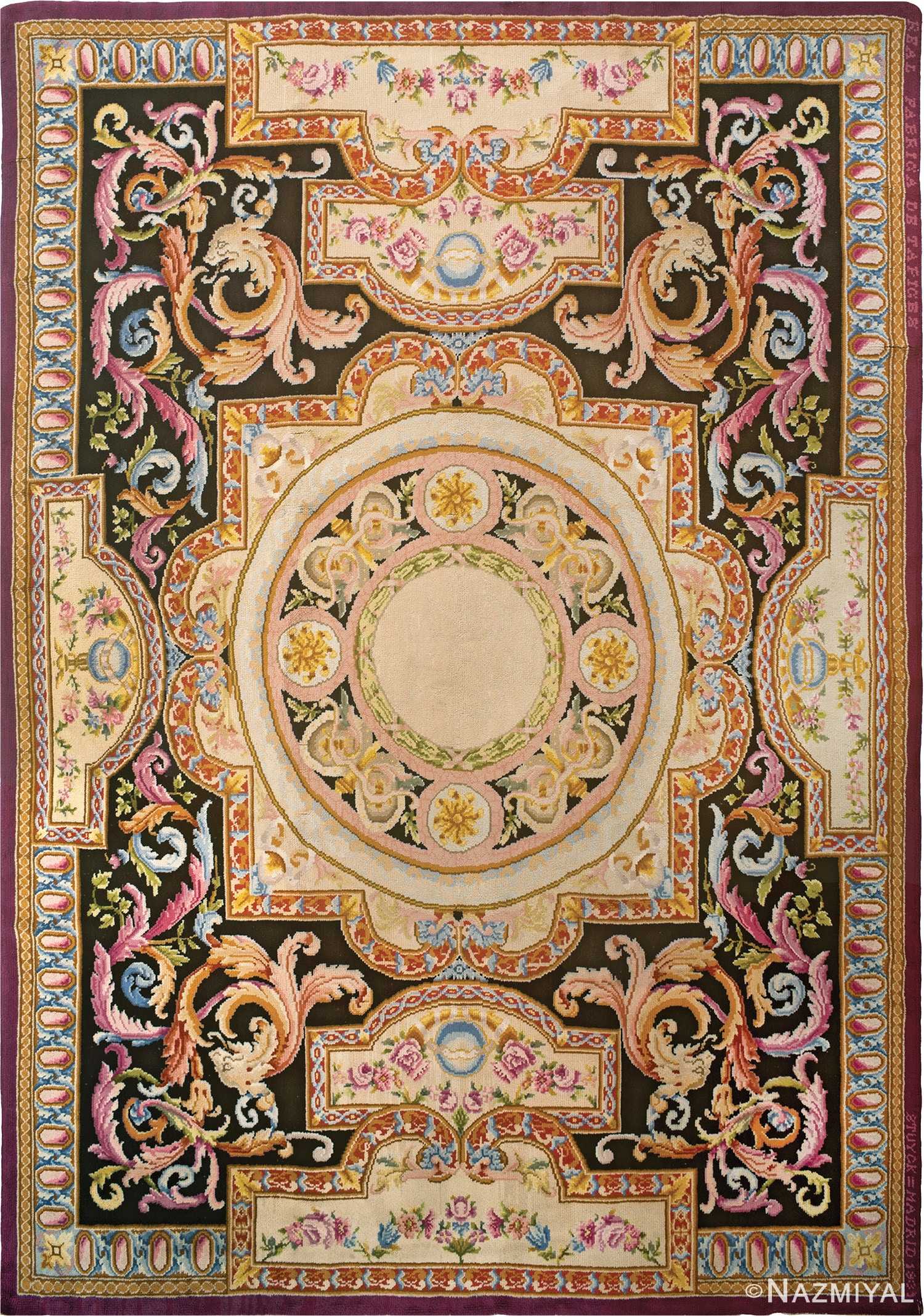 Spanish Savonnerie Carpet Nazmiyal