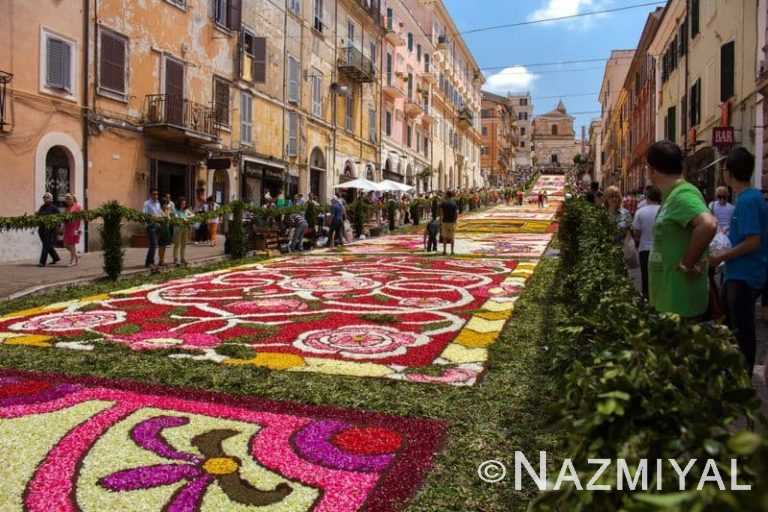 Italy's Infiorata Festivals Flower Carpets of Italy Nazmiyal
