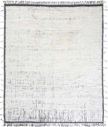 Black and White Boho Chic Room Size Modern Rug #142743614 by Nazmiyal Antique Rugs