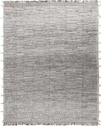 Plush Textured Gray Modern Boho Chic Room Size Rug #142793504 by Nazmiyal Antique Rugs