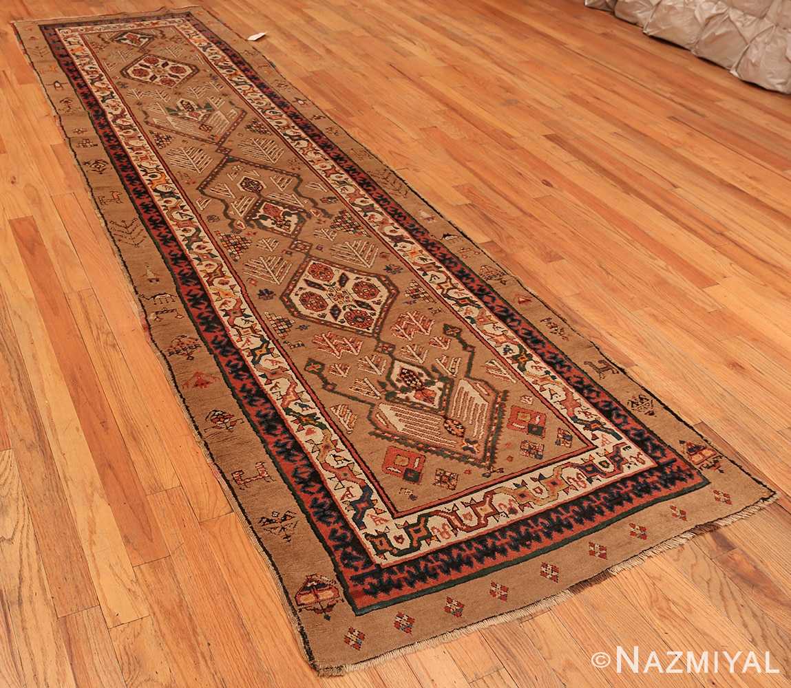 Whole View Of Antique Serab Persian Runner 44402 by Nazmiyal NYC