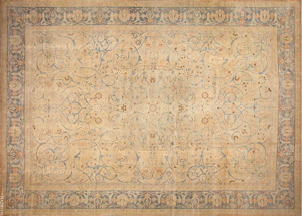 Antique Persian Tabriz Rug #71482 by Nazmiyal Antique Rugs