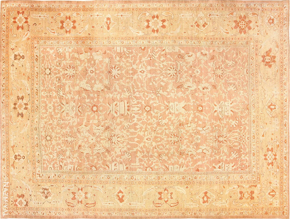 Antique Persian Ziegler Sultanabad Rug #48762 by Nazmiyal Antique Rugs