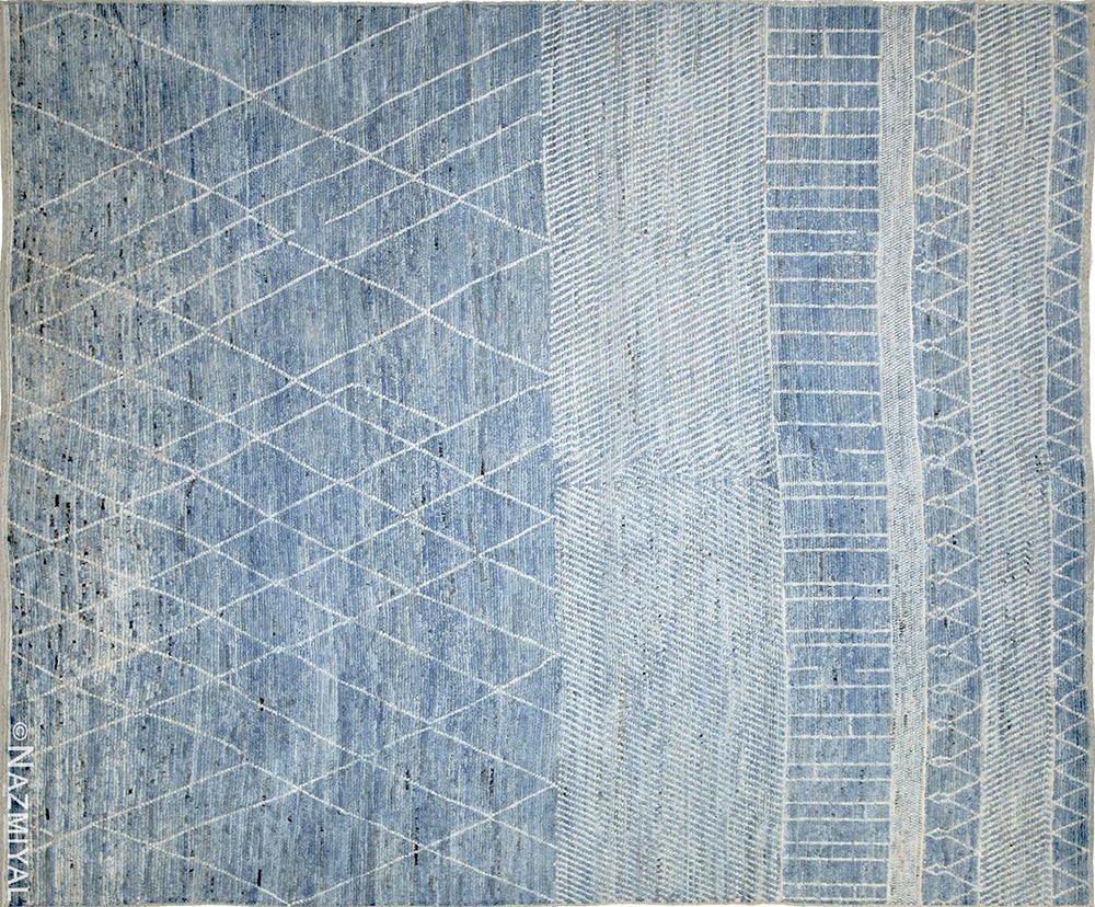 Modern Moroccan Style Rug #60177 by Nazmiyal Antique Rugs