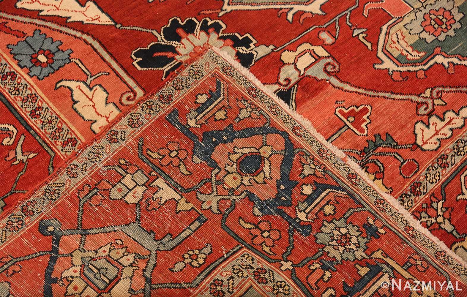 Weave Of Antique Persian Serapi Rug 70349 by Nazmiyal NYC