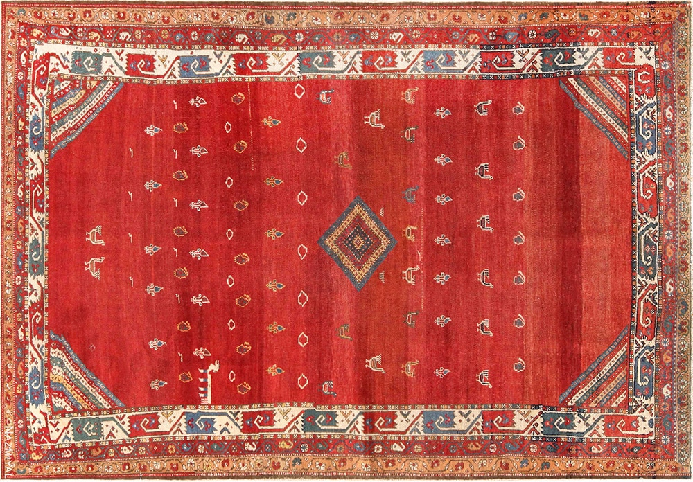 Antique Persian North West Persian Rug #72073 by Nazmiyal Antique Rugs