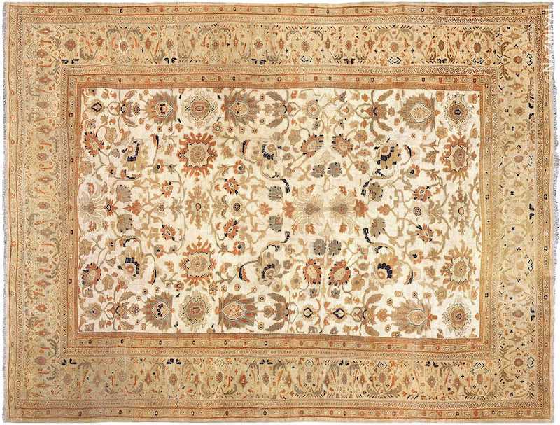 Tấm thảm Ziegler Sultanabad cổ của Sigmund Freud Nazmiyal