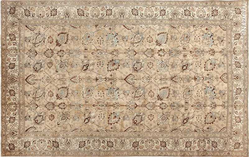 Tấm thảm Ba Tư Tabriz lớn Cổ điển Nazmiyal