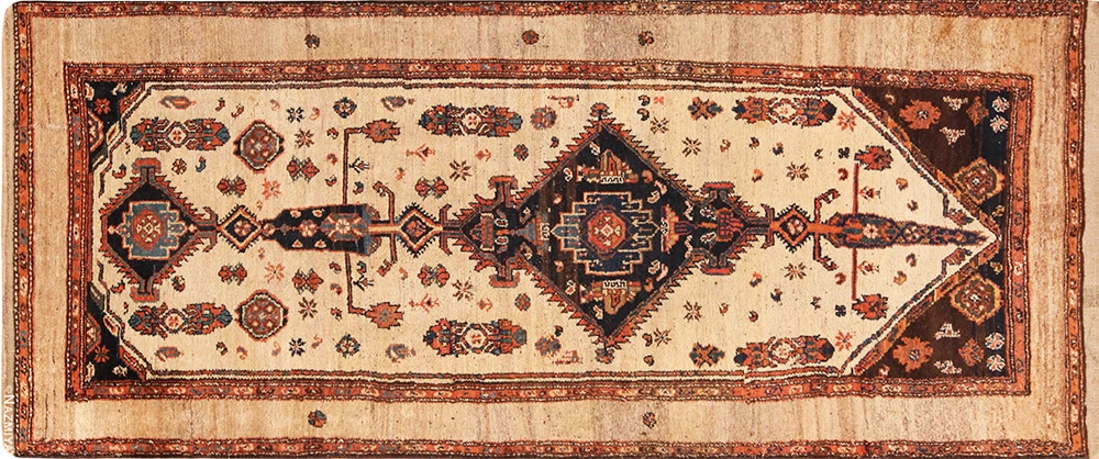 Tribal Antique Persian Serab Rug #71380 by Nazmiyal Antique Rugs
