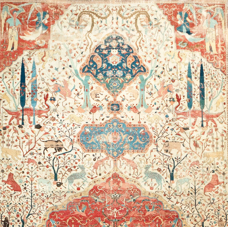 Motivo de alfombra de coronación Nazmiyal