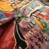 Pile Of Modern Basquiat Inspired Art Rug 70550 by Nazmiyal NYC