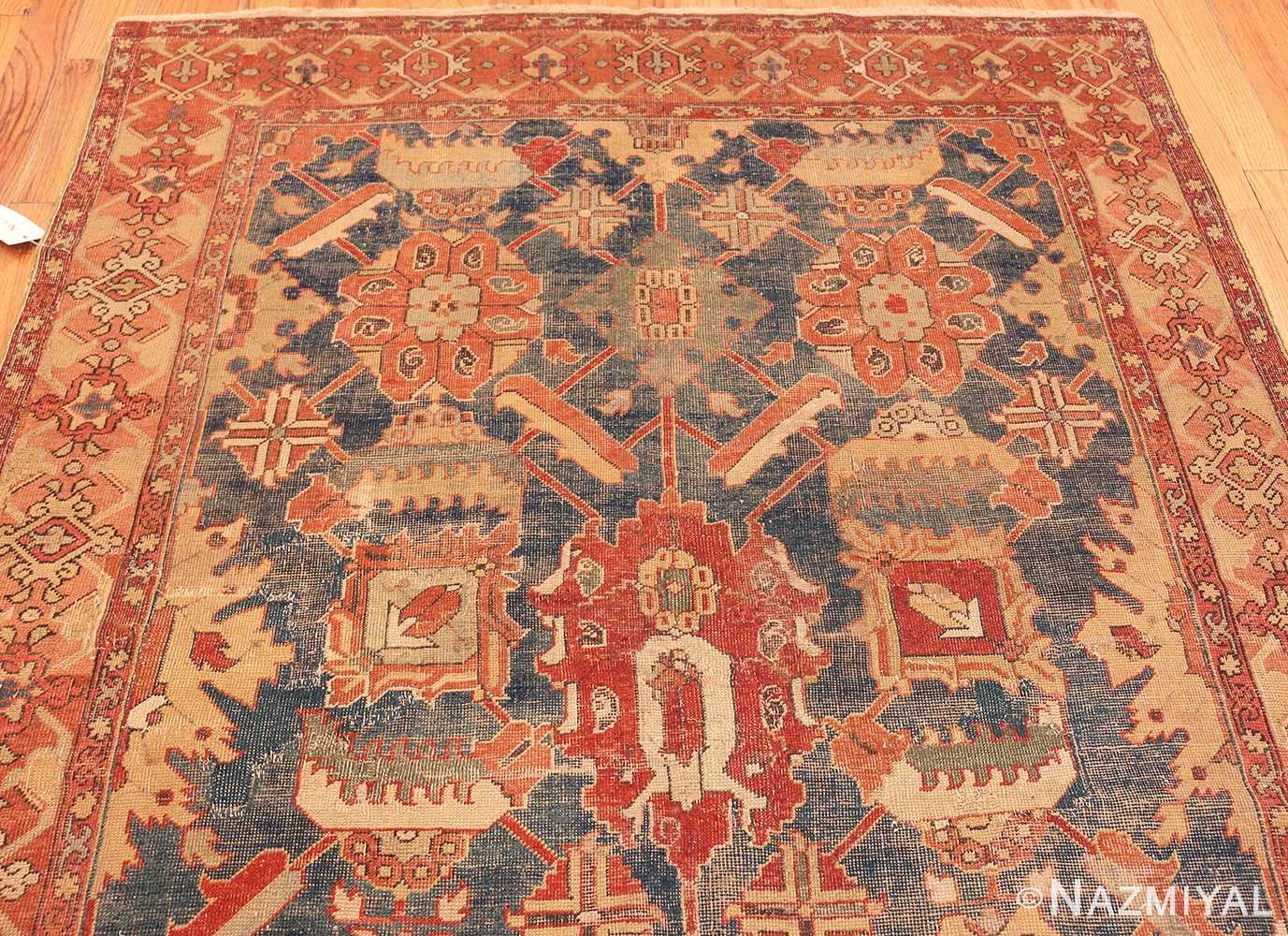 Details Collectible Antique Caucasian Karabagh Rug 70553 by Nazmiyal NYC