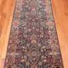 Whole View Of Floral Antique Persian Kerman Runner 70487 by Nazmiyal NYC